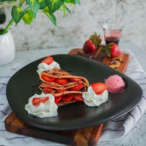 Strawberry & Cream pancake